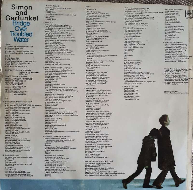Simon and Garfunkel - Bridge over troubled water